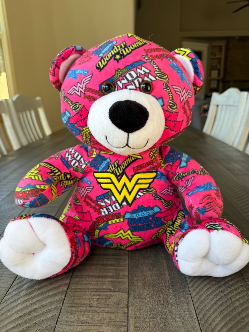 Six Flags - DC Comics Justice League Wonder Woman Plush Teddy Bear Toy
